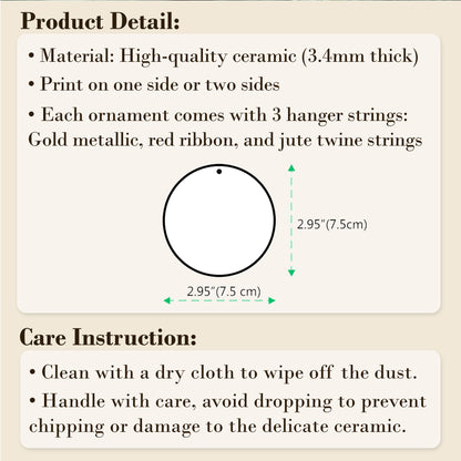 Employee World Okayest Award Ceramic Ornament