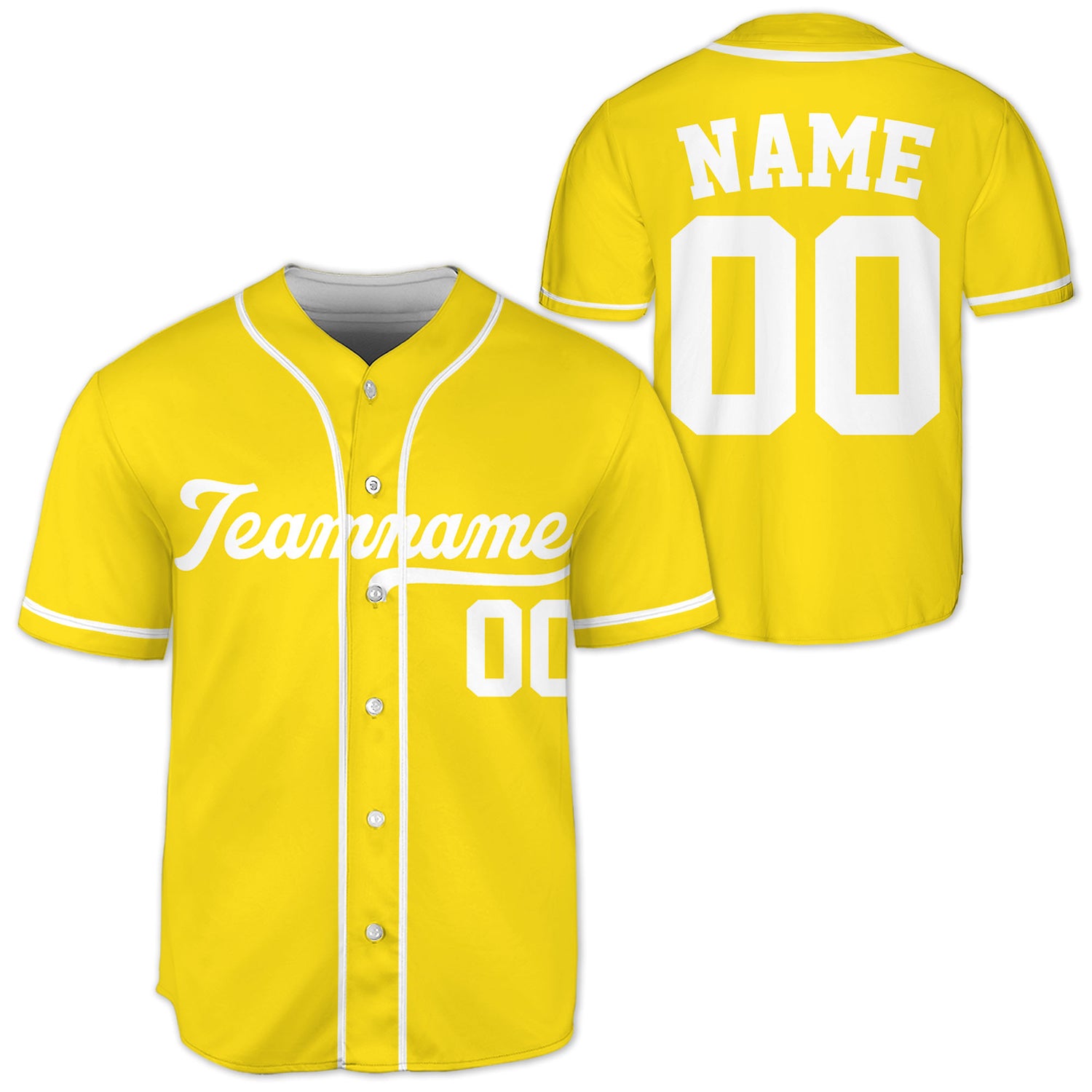 Yellow-Colors-Baseball-Jersey-Sports-Team-Personalized-Jersey