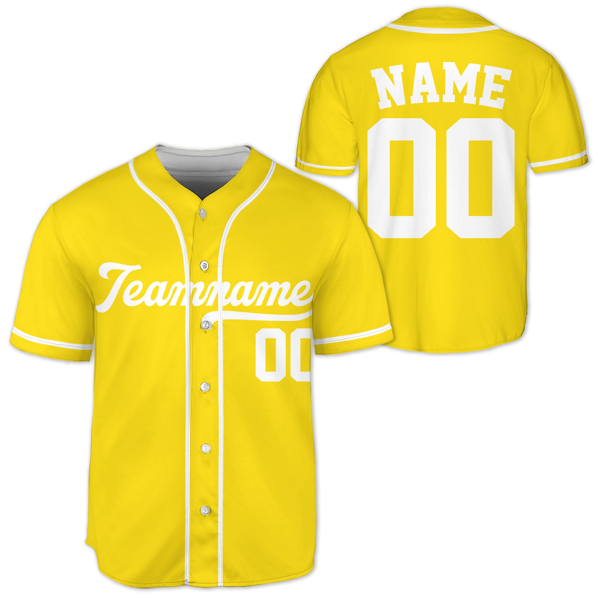 Yellow-Colors-Baseball-Jersey-Sports-Team-Personalized-Jersey
