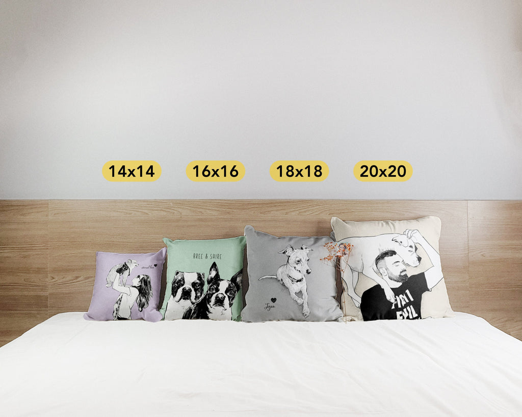 Custom Dog Pillow, Personalized Dog Pillow, Custom Pet Pillow, Cat Pillow Cover, Pet Memorial, Pet Loss Gift, Dog Lovers Gift, Dog Memorial
