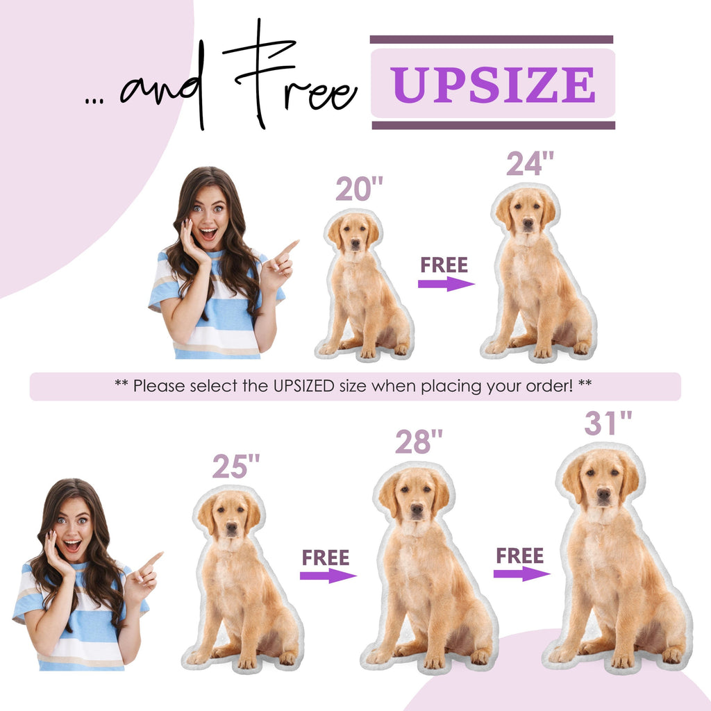 LARGE Custom Pet Pillow, Dog Cat Photo Pillow, Pet Loss, Dorm Gift, Personalized Puppy Kitten Cat Gift, Dog Mom Gift, Soft Double-sided