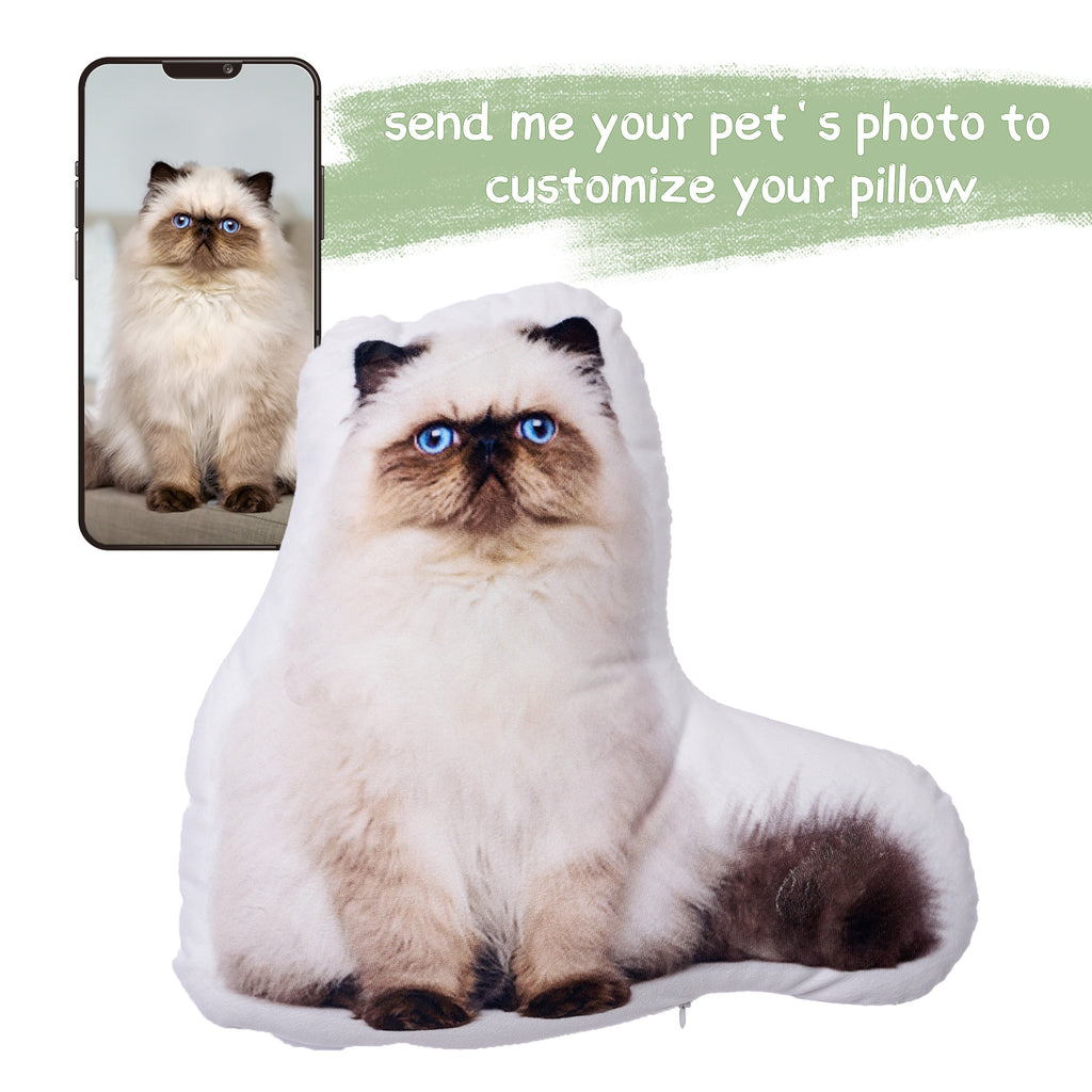 Personalized pet pillow, custom animal decorative pillow, dog and cat cushion, pet lover gift, personalized pillow, custom shaped pillow