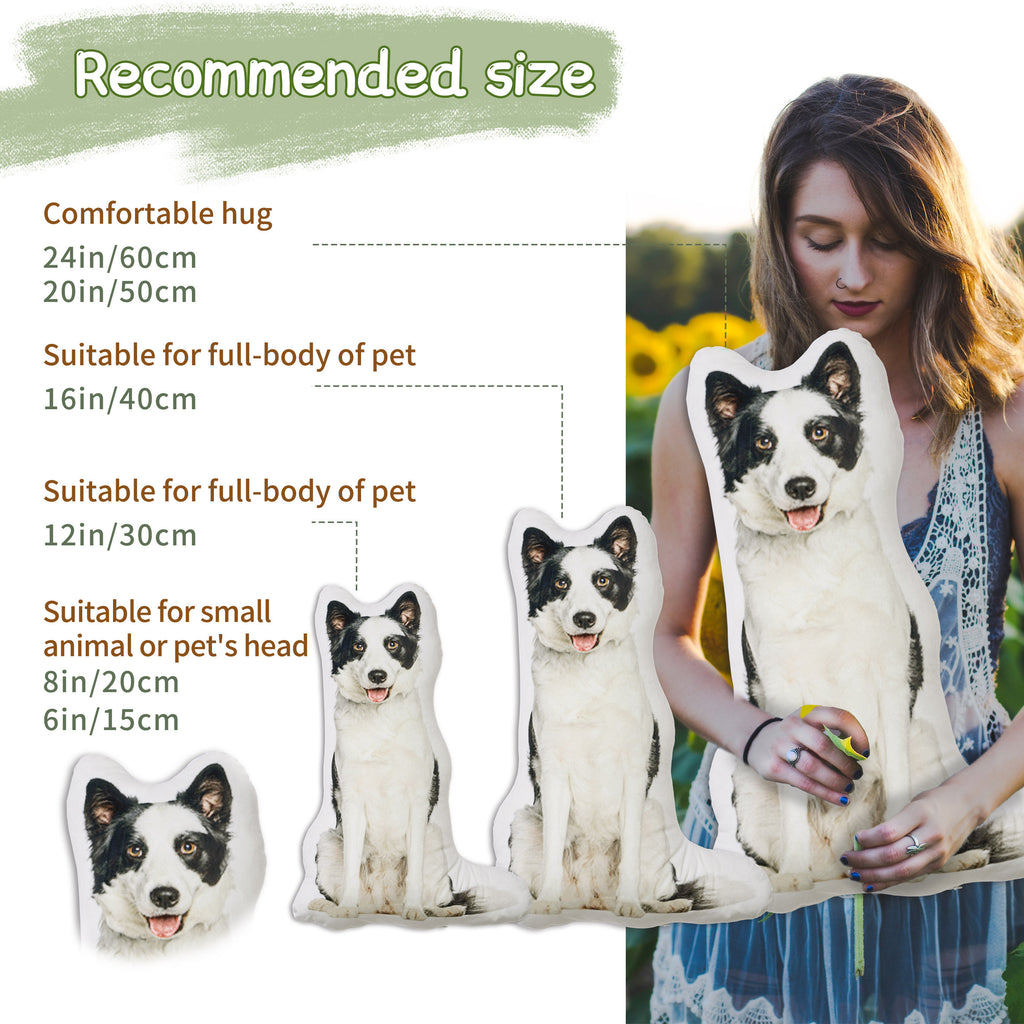 Personalized pet pillow, custom animal decorative pillow, dog and cat cushion, pet lover gift, personalized pillow, custom shaped pillow