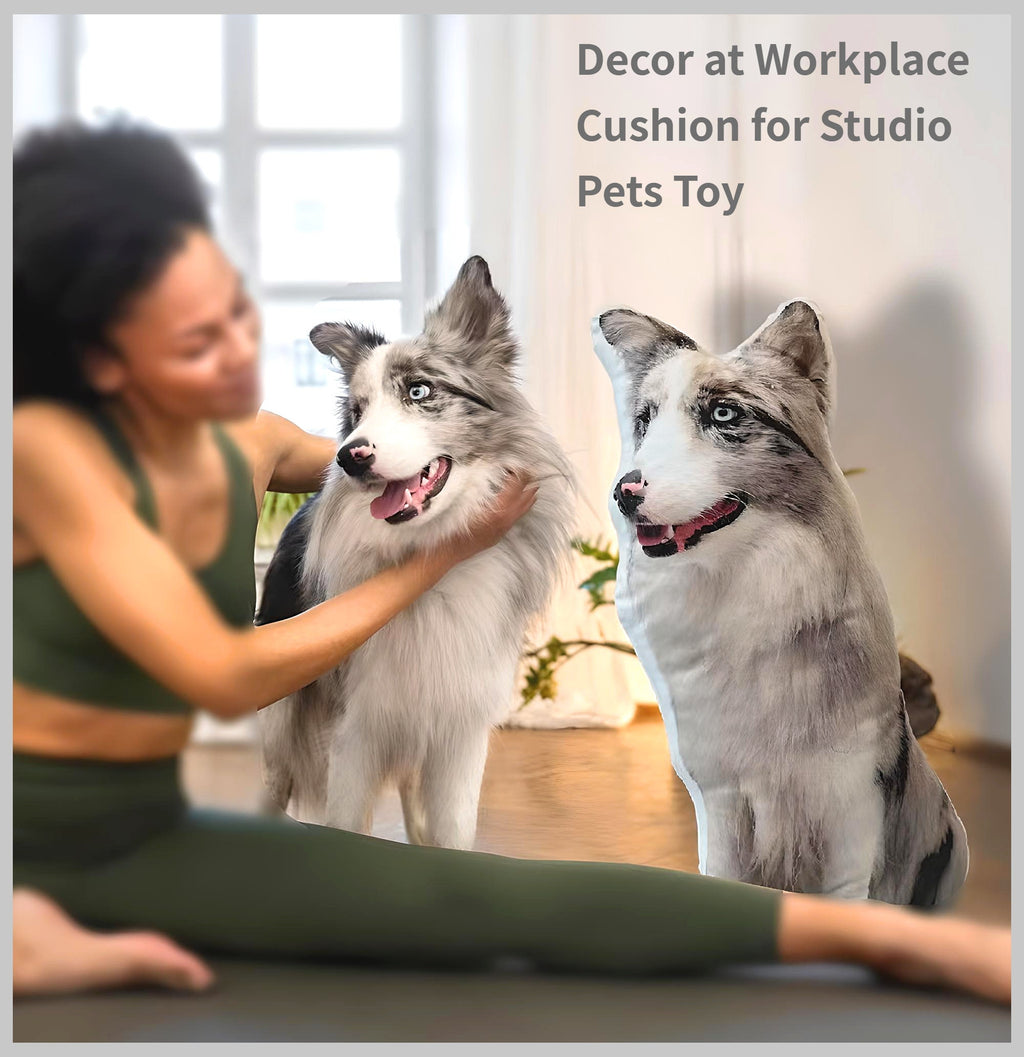 Custom Pet Pillow Personalized Cat Dog Pillow Large Pet Shape Pillow Custom Throw Animal Stuff Pillow Pet Memorial Pillow Pet Photo Cushion