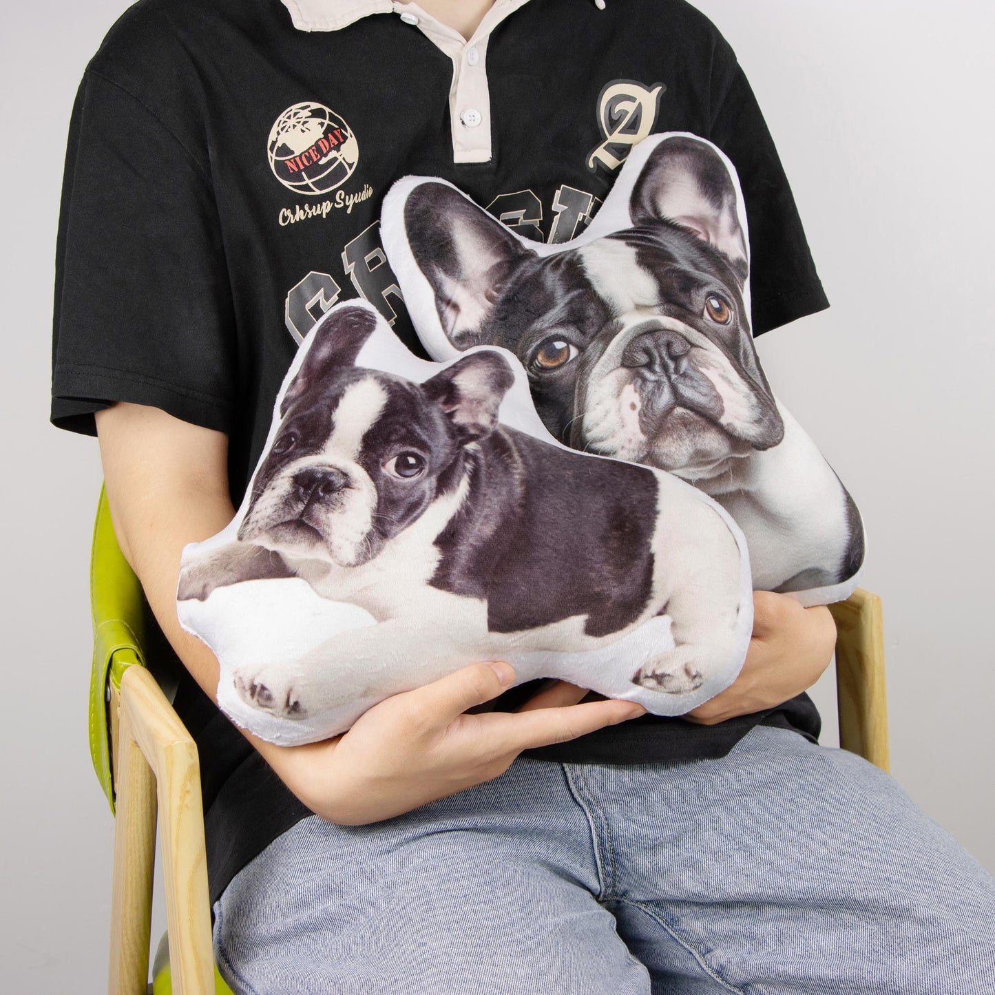 Personalized 3D Pet Pillow Pet Shaped Pillow Dog Throw Pillow Custom Pillow From Photo Double-Sided Print Pillow Pet Lover Pet Memorial Gift