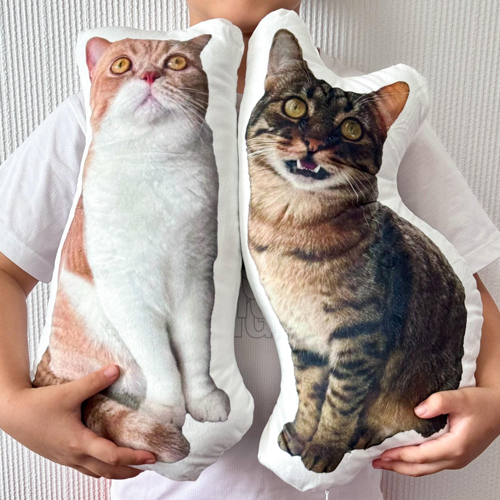 Cat Photo Pillow, Custom Realistic Dog Pillow, Pet-shaped Pillow, Pet Photo Pillow, Gift For Cat Lovers, Dog Lovers, Gifts For Pet Lover
