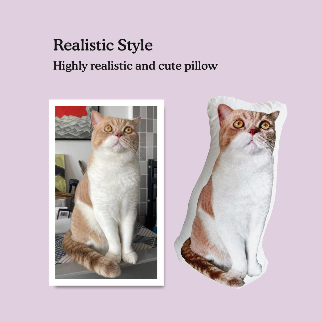 Custom Dog Pillow, Custom Cat Pillow, Custom Pet Pillow, Ugly Cat Pillow, Realistic Dog Pillow, Gift for Cat Lover, Gift for Dog Lover