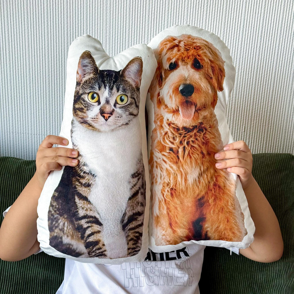 Custom Dog Pillow, Custom Cat Pillow, Custom Pet Pillow, Ugly Cat Pillow, Realistic Dog Pillow, Gift for Cat Lover, Gift for Dog Lover