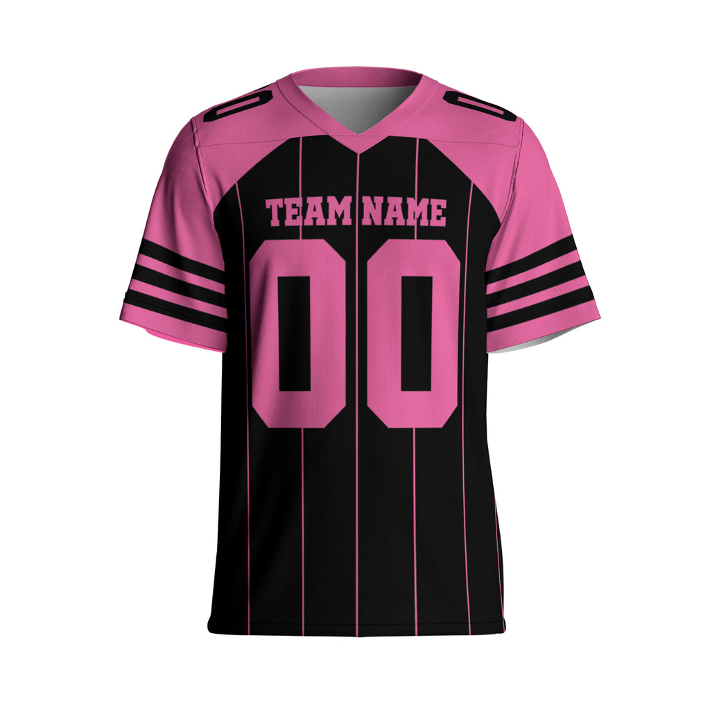personalized-famous-team-football-jersey-thin-stripes-black-and-pink-vdd01-2996