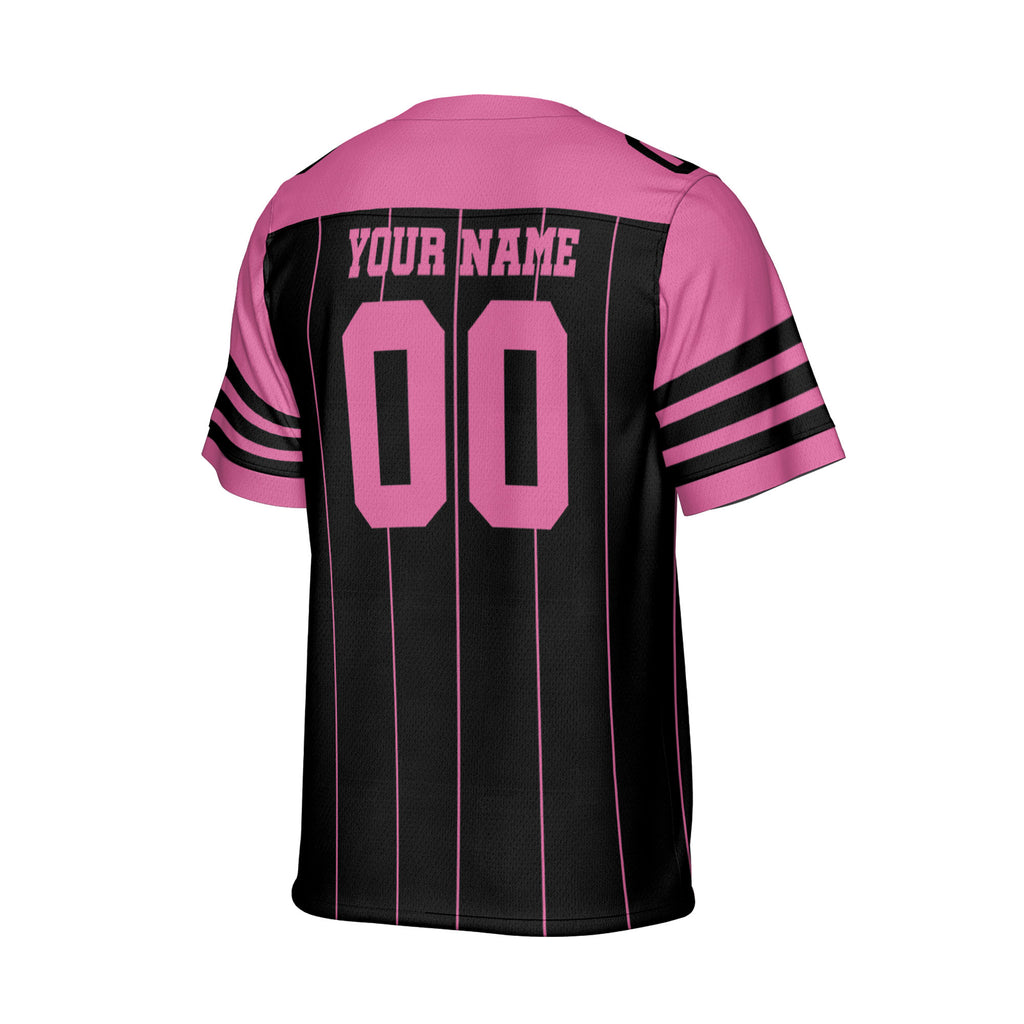 personalized-famous-team-football-jersey-thin-stripes-black-and-pink-vdd01-2996
