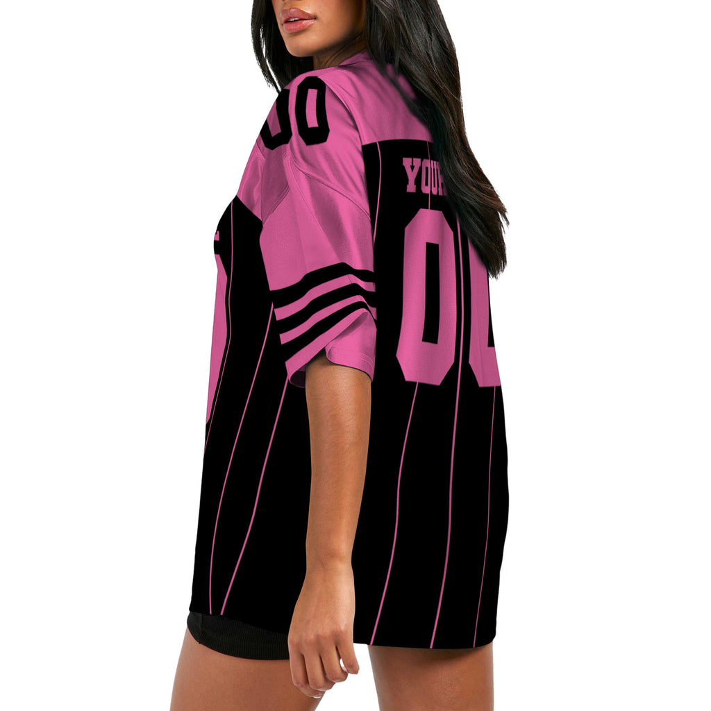 personalized-famous-team-football-jersey-thin-stripes-black-and-pink-vdd01-2996