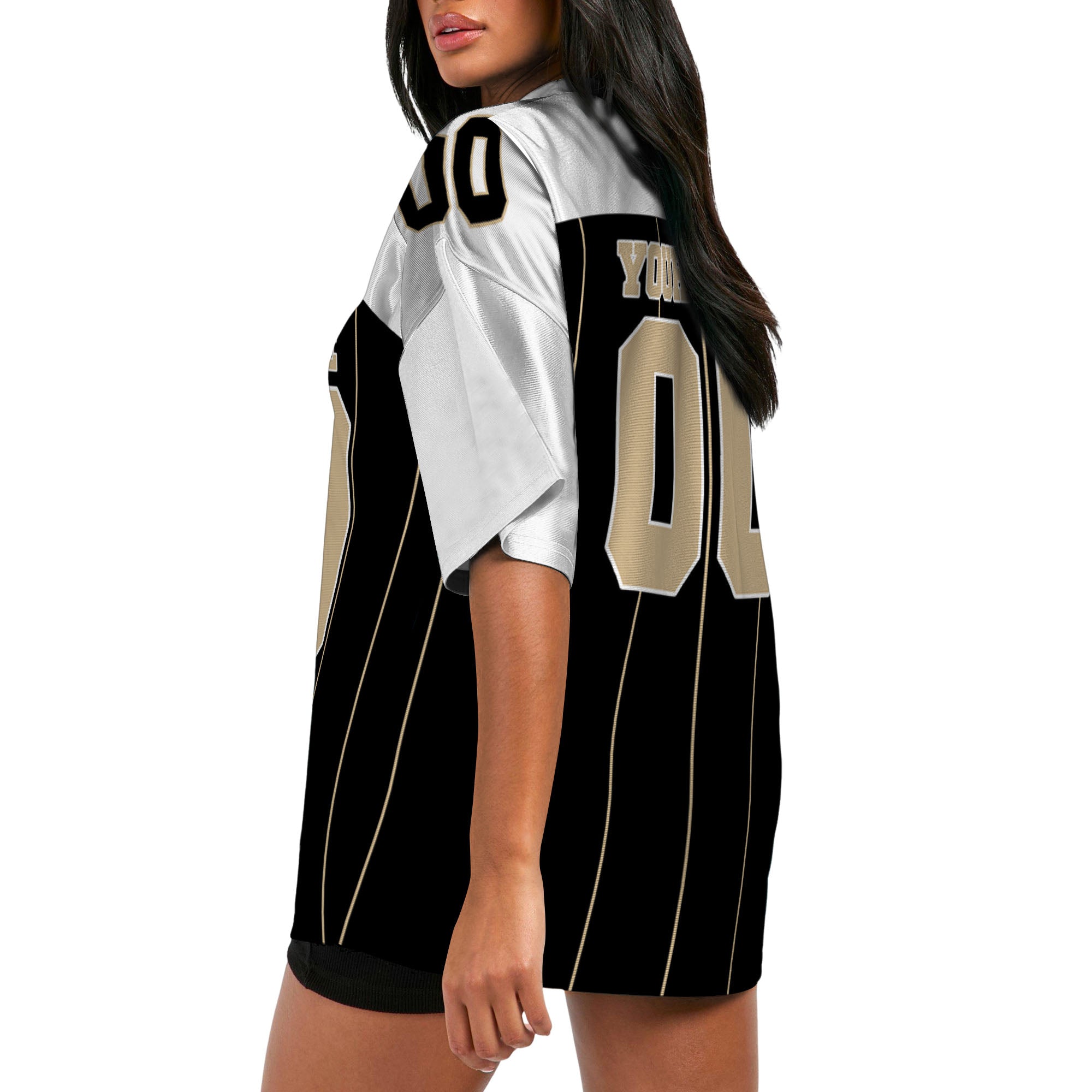personalized-famous-team-football-jersey-thin-stripes-jersey-black-and-white-nos-vdd01-2978