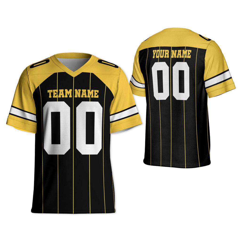 personalized-famous-team-football-jersey-thin-stripes-jersey-black-and-yellow-ps-vdd01-4729