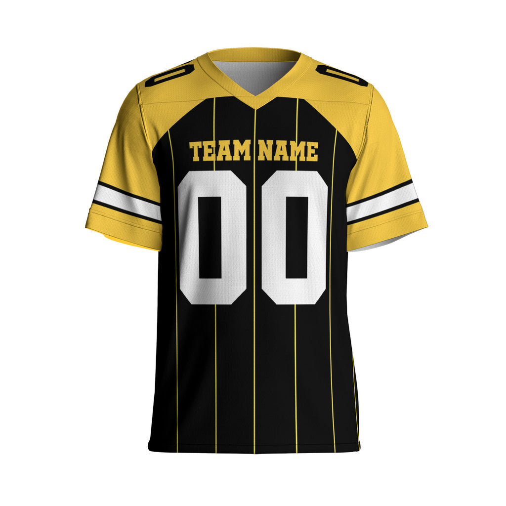 personalized-famous-team-football-jersey-thin-stripes-jersey-black-and-yellow-ps-vdd01-4729
