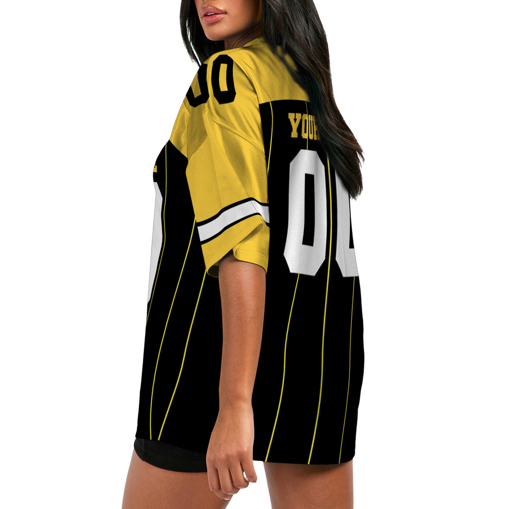 personalized-famous-team-football-jersey-thin-stripes-jersey-black-and-yellow-ps-vdd01-4729