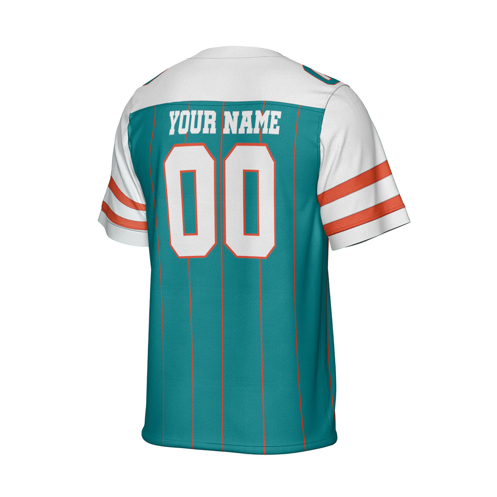 personalized-famous-team-football-jersey-thin-stripes-jersey-largoon-blue-orange-and-white-md-vdd01-9698