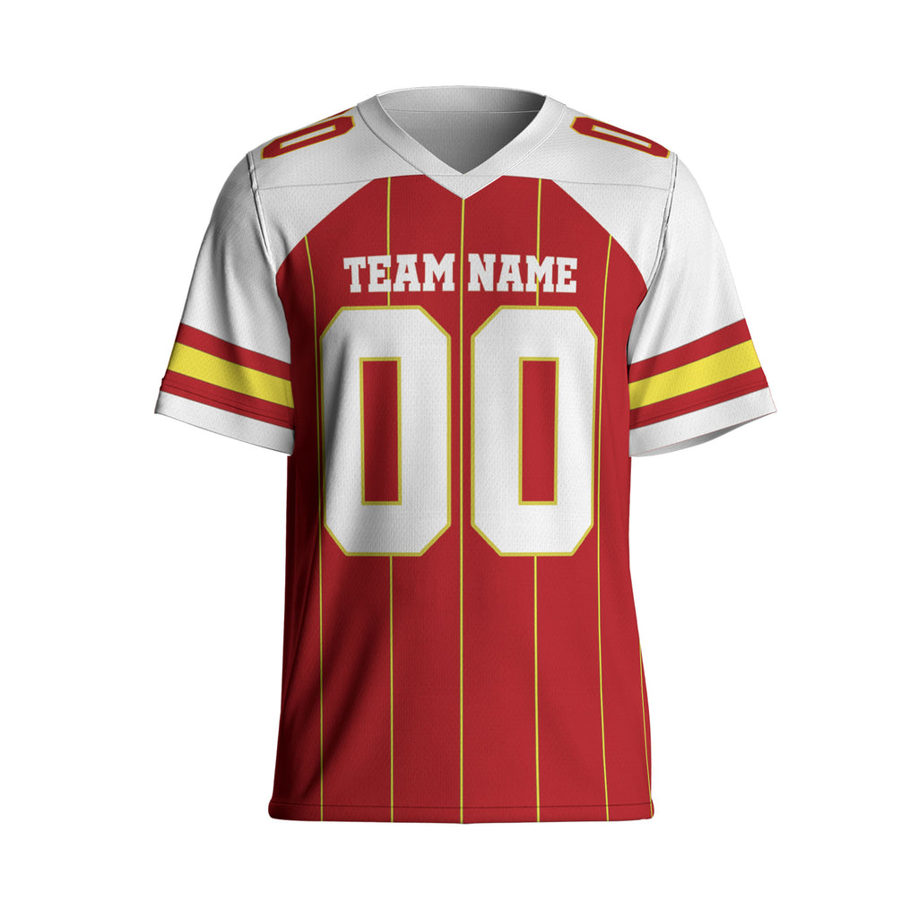 personalized-famous-team-football-jersey-thin-stripes-jersey-red-yellow-and-white-kc-vdd01-7457