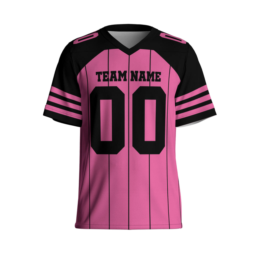 personalized-famous-team-football-jersey-thin-stripes-pink-and-black-vdd01-1215