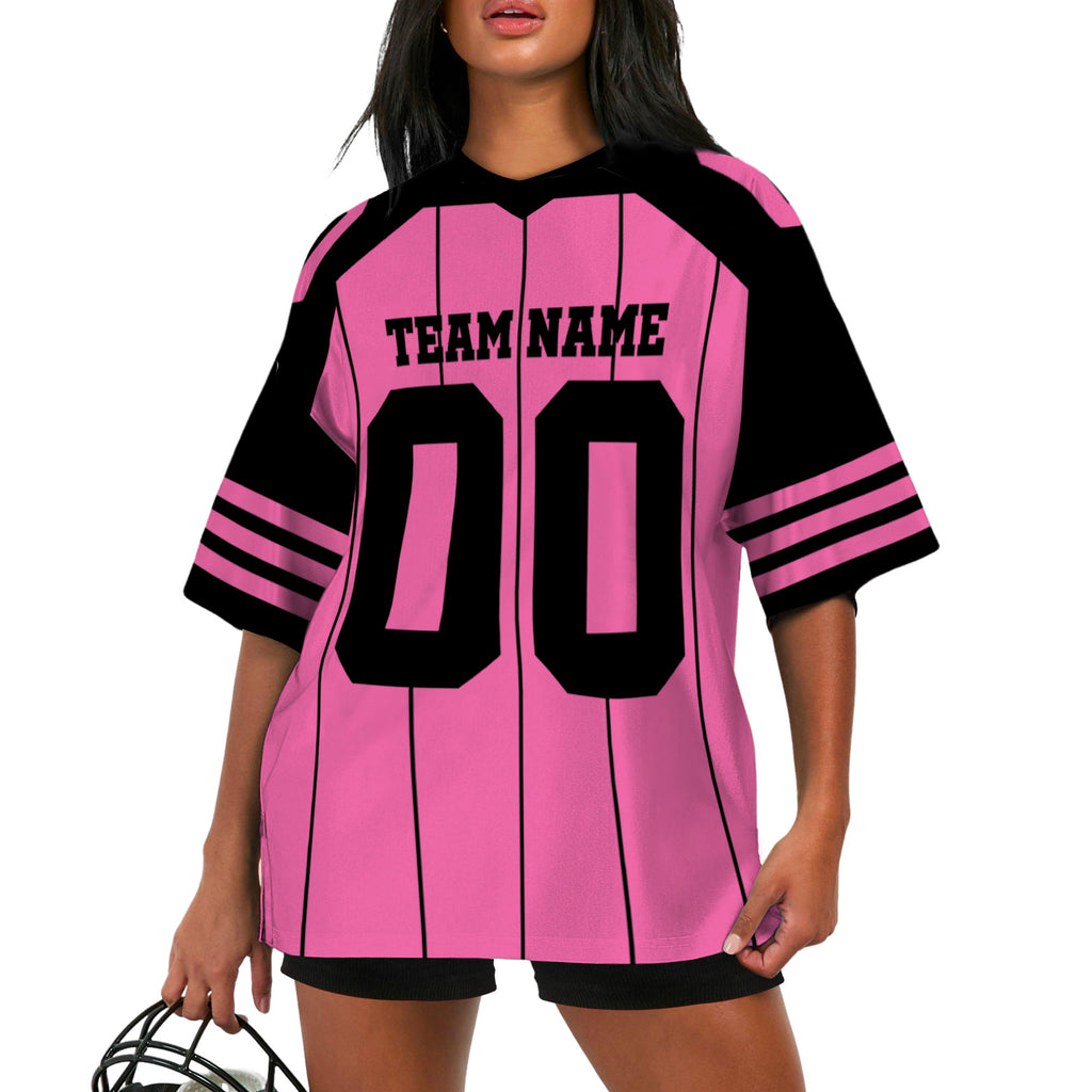 personalized-famous-team-football-jersey-thin-stripes-pink-and-black-vdd01-1215