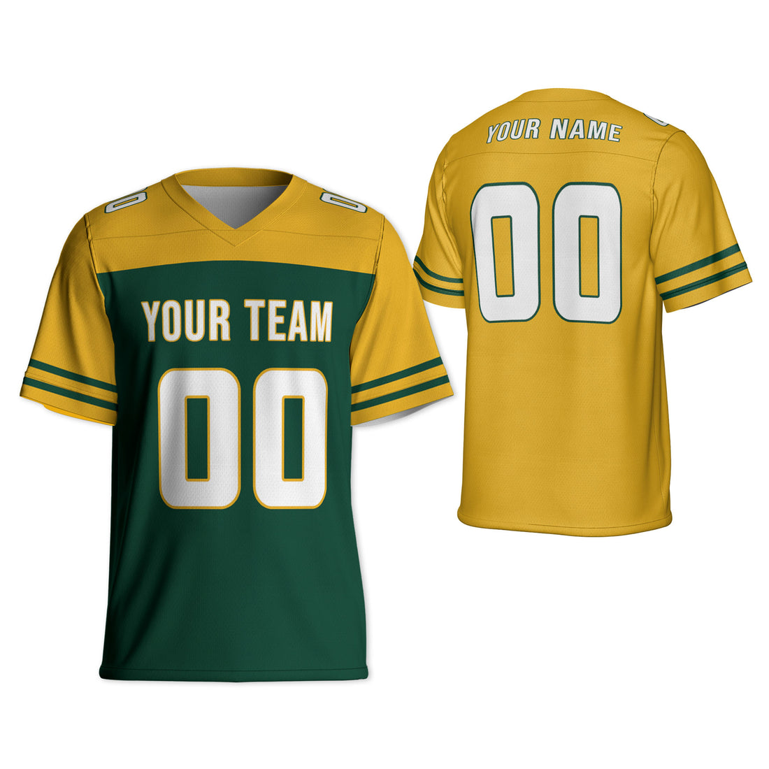 Custom-Football-Jersey-yellow-and-green-I2