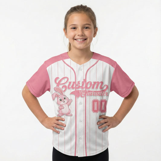 Custom All Characters - Shoulder Color Baseball Jersey