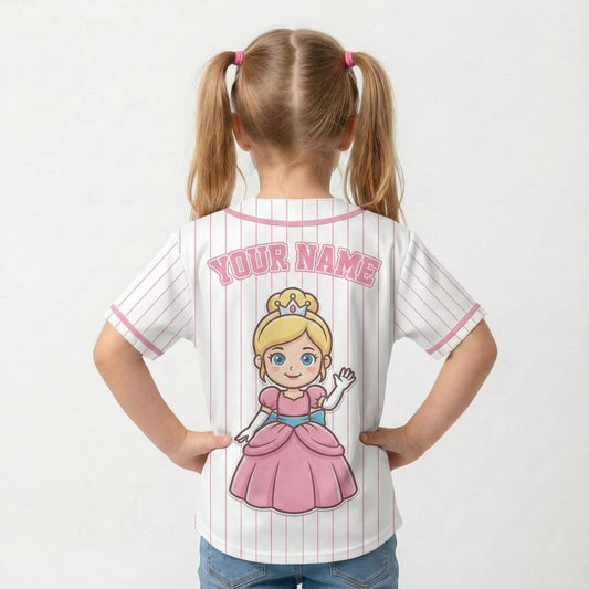Custom All Princess Baseball Jersey