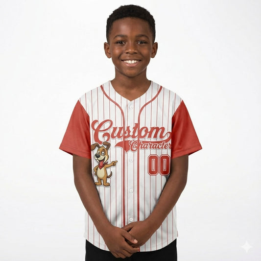 Custom All Characters - Arm Color Baseball Jersey